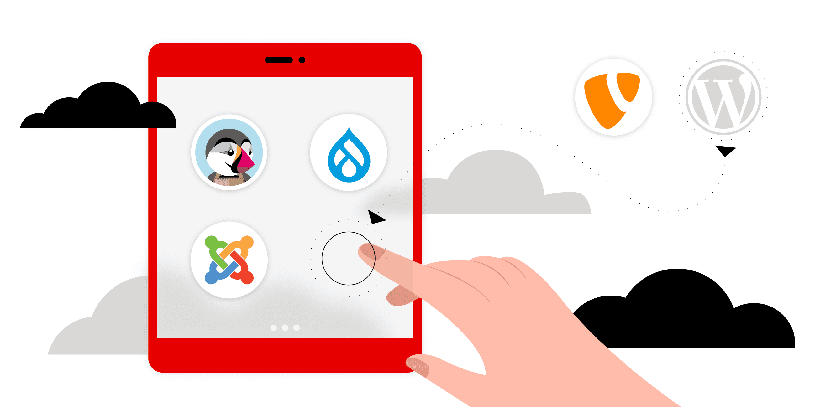 Swiss Cloud Illustration