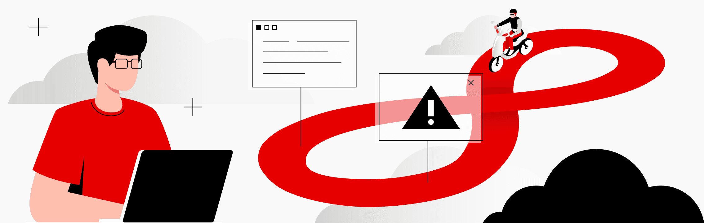 Swiss Cloud Illustration